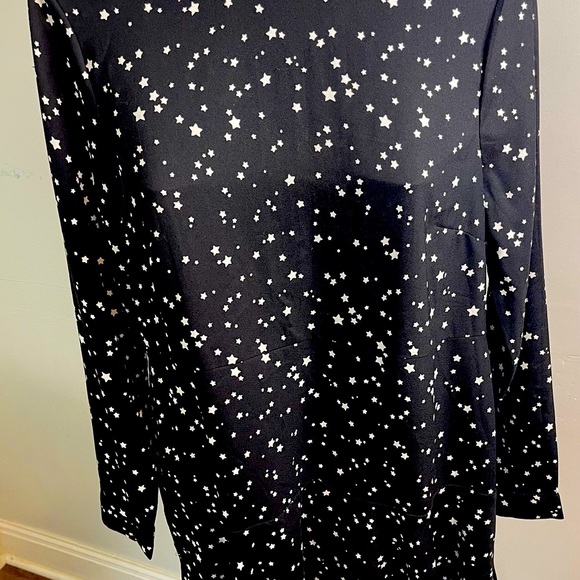 SFERA Dress Black With Stars Size medium. Excellent Condition - Picture 2 of 10